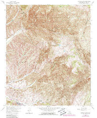 Margarita Peak California Historical topographic map, 1:24000 scale, 7.5 X 7.5 Minute, Year 1968