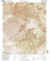 Margarita Peak California Historical topographic map, 1:24000 scale, 7.5 X 7.5 Minute, Year 1997