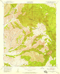 Margarita Peak California Historical topographic map, 1:24000 scale, 7.5 X 7.5 Minute, Year 1949