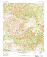 Margarita Peak California Historical topographic map, 1:24000 scale, 7.5 X 7.5 Minute, Year 1968