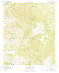 Margarita Peak California Historical topographic map, 1:24000 scale, 7.5 X 7.5 Minute, Year 1968