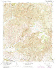 Margarita Peak California Historical topographic map, 1:24000 scale, 7.5 X 7.5 Minute, Year 1968