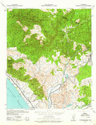 Margarita Peak California Historical topographic map, 1:62500 scale, 15 X 15 Minute, Year 1941