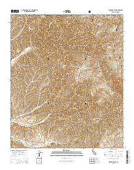 Margarita Peak California Current topographic map, 1:24000 scale, 7.5 X 7.5 Minute, Year 2015