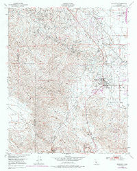 Maricopa California Historical topographic map, 1:24000 scale, 7.5 X 7.5 Minute, Year 1950