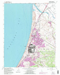 Marina California Historical topographic map, 1:24000 scale, 7.5 X 7.5 Minute, Year 1947