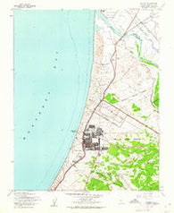 Marina California Historical topographic map, 1:24000 scale, 7.5 X 7.5 Minute, Year 1947