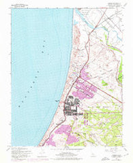 Marina California Historical topographic map, 1:24000 scale, 7.5 X 7.5 Minute, Year 1947