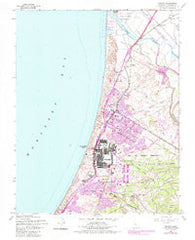 Marina California Historical topographic map, 1:24000 scale, 7.5 X 7.5 Minute, Year 1947
