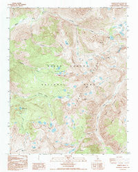 Marion Peak California Historical topographic map, 1:24000 scale, 7.5 X 7.5 Minute, Year 1988