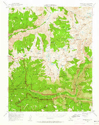 Marion Peak California Historical topographic map, 1:62500 scale, 15 X 15 Minute, Year 1953