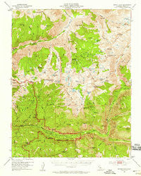 Marion Peak California Historical topographic map, 1:62500 scale, 15 X 15 Minute, Year 1953