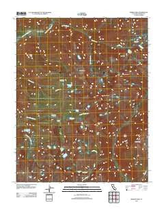 Marion Peak California Historical topographic map, 1:24000 scale, 7.5 X 7.5 Minute, Year 2012
