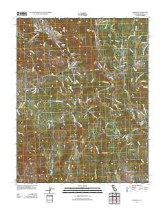 Mariposa California Historical topographic map, 1:24000 scale, 7.5 X 7.5 Minute, Year 2012
