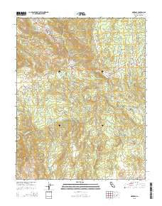 Mariposa California Current topographic map, 1:24000 scale, 7.5 X 7.5 Minute, Year 2015