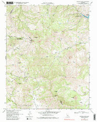 Mariposa Peak California Historical topographic map, 1:24000 scale, 7.5 X 7.5 Minute, Year 1969