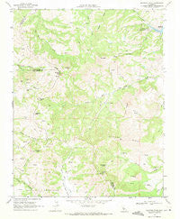 Mariposa Peak California Historical topographic map, 1:24000 scale, 7.5 X 7.5 Minute, Year 1969