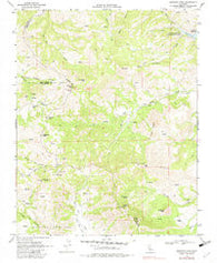 Mariposa Peak California Historical topographic map, 1:24000 scale, 7.5 X 7.5 Minute, Year 1969