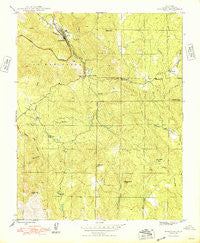 Mariposa California Historical topographic map, 1:24000 scale, 7.5 X 7.5 Minute, Year 1947