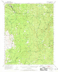 Mariposa California Historical topographic map, 1:62500 scale, 15 X 15 Minute, Year 1947