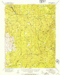 Mariposa California Historical topographic map, 1:62500 scale, 15 X 15 Minute, Year 1947