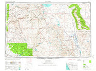 Mariposa California Historical topographic map, 1:250000 scale, 1 X 2 Degree, Year 1963