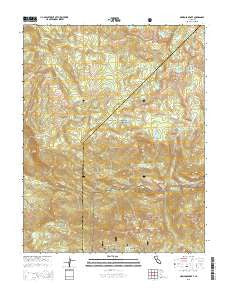 Mariposa Grove California Current topographic map, 1:24000 scale, 7.5 X 7.5 Minute, Year 2015