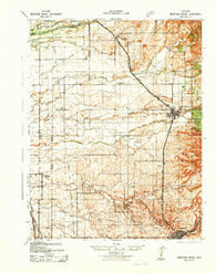 Markham Ravine California Historical topographic map, 1:62500 scale, 15 X 15 Minute, Year 1942