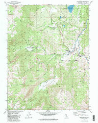 Markleeville California Historical topographic map, 1:24000 scale, 7.5 X 7.5 Minute, Year 1979
