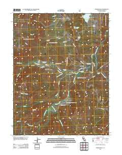 Markleeville California Historical topographic map, 1:24000 scale, 7.5 X 7.5 Minute, Year 2012