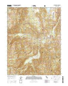 Markleeville California Current topographic map, 1:24000 scale, 7.5 X 7.5 Minute, Year 2015