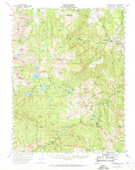 Markleeville California Historical topographic map, 1:62500 scale, 15 X 15 Minute, Year 1956