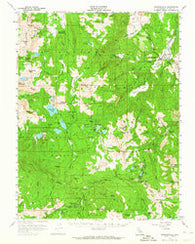 Markleeville California Historical topographic map, 1:62500 scale, 15 X 15 Minute, Year 1956