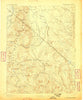 Markleeville California Historical topographic map, 1:125000 scale, 30 X 30 Minute, Year 1893