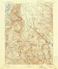 Markleeville California Historical topographic map, 1:125000 scale, 30 X 30 Minute, Year 1893