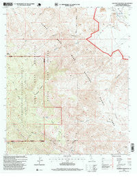 Martinez Mountain California Historical topographic map, 1:24000 scale, 7.5 X 7.5 Minute, Year 1996