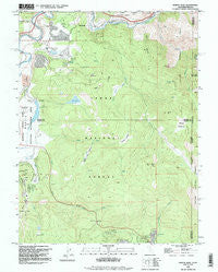 Martis Peak California Historical topographic map, 1:24000 scale, 7.5 X 7.5 Minute, Year 1992