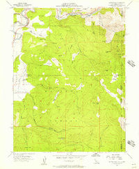 Martis Peak California Historical topographic map, 1:24000 scale, 7.5 X 7.5 Minute, Year 1955