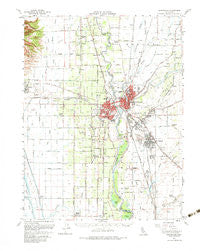 Marysville California Historical topographic map, 1:62500 scale, 15 X 15 Minute, Year 1952