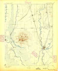 Marysville California Historical topographic map, 1:125000 scale, 30 X 30 Minute, Year 1895