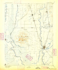 Marysville California Historical topographic map, 1:125000 scale, 30 X 30 Minute, Year 1895