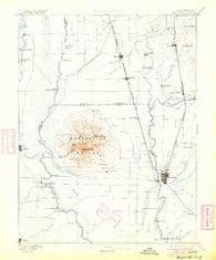 Marysville California Historical topographic map, 1:125000 scale, 30 X 30 Minute, Year 1895