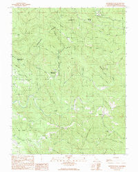 Mathison Peak California Historical topographic map, 1:24000 scale, 7.5 X 7.5 Minute, Year 1991