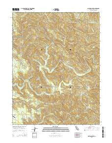 Mathison Peak California Current topographic map, 1:24000 scale, 7.5 X 7.5 Minute, Year 2015