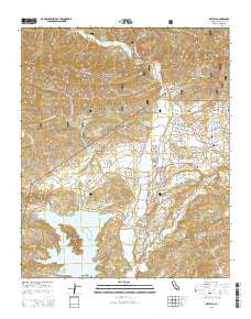 Matilija California Current topographic map, 1:24000 scale, 7.5 X 7.5 Minute, Year 2015