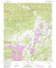 Matilija California Historical topographic map, 1:24000 scale, 7.5 X 7.5 Minute, Year 1952