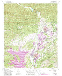 Matilija California Historical topographic map, 1:24000 scale, 7.5 X 7.5 Minute, Year 1952