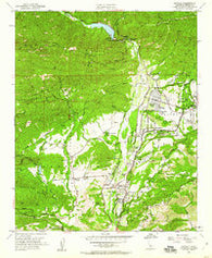 Matilija California Historical topographic map, 1:24000 scale, 7.5 X 7.5 Minute, Year 1952