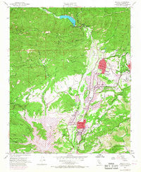Matilija California Historical topographic map, 1:24000 scale, 7.5 X 7.5 Minute, Year 1952