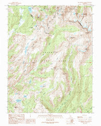 Matterhorn Peak California Historical topographic map, 1:24000 scale, 7.5 X 7.5 Minute, Year 1990